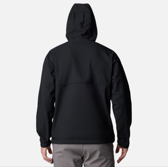 Columbia Ascender Hooded Softshell Jacket Men's Medium Black - Picture 2 of 6